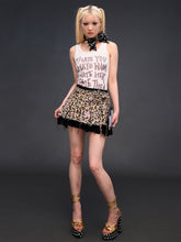 Load image into Gallery viewer, LAYERED LEOPARD SKIRT
