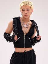 Load image into Gallery viewer, RIVET HOODED TANK
