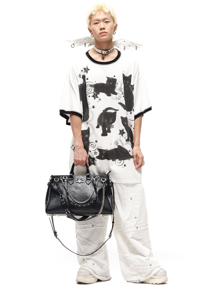 MAGIC KITTY OVERSIZED T-SHIRT