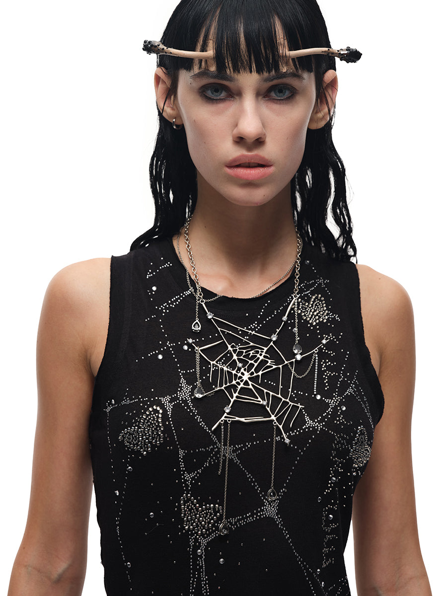 SPIDERWEBS NECKLACE