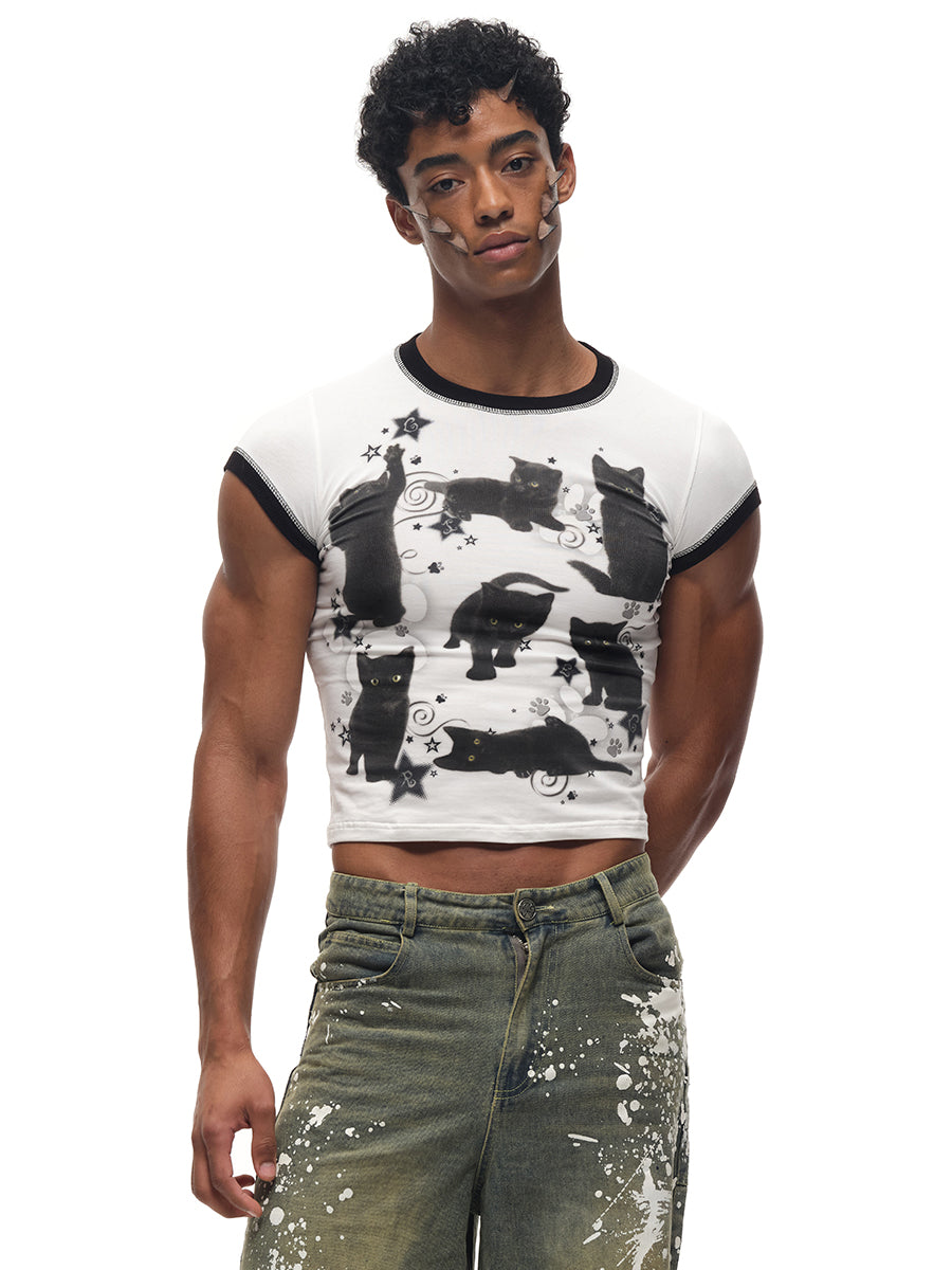 MAGIC KITTY SKINNY TOP