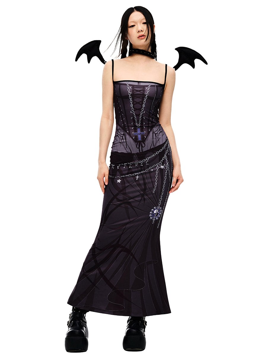 SUCCUBA SLEVELESS DRESS