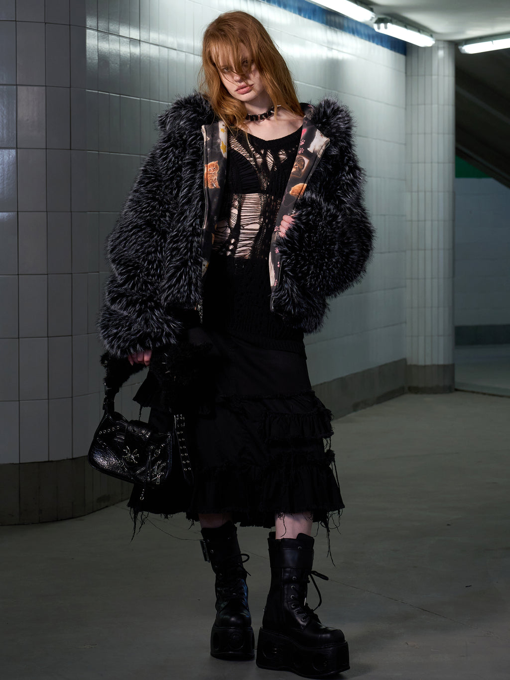 DOUBLE SIDED KITTY JACKET