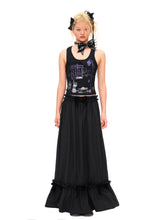 Load image into Gallery viewer, VELVET BOW MAXI SKIRT
