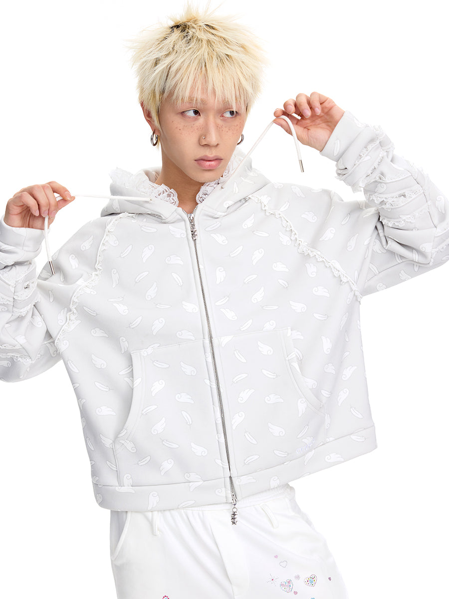 WINGS ZIPUP HOODIE
