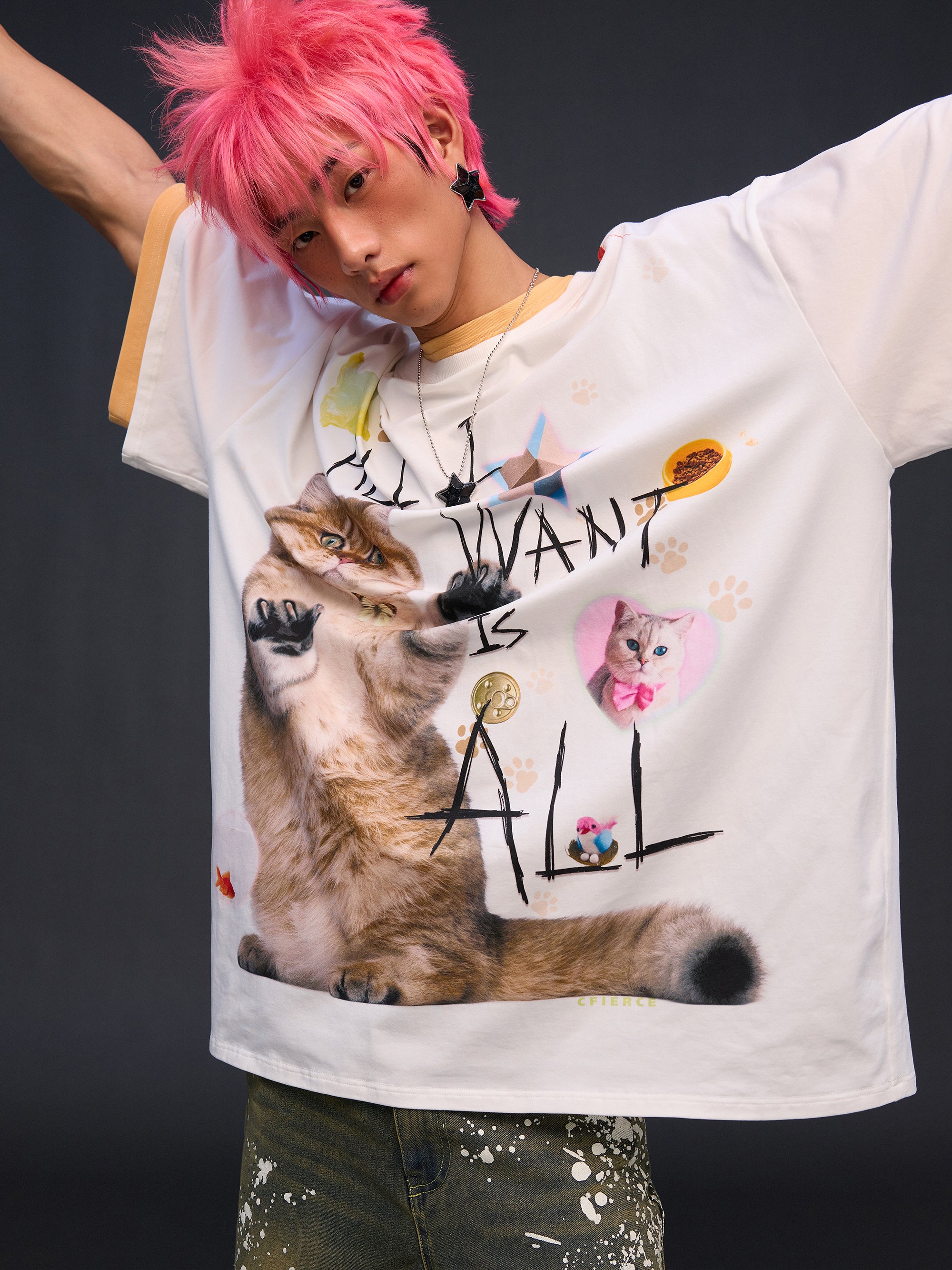 ‘WANT IT ALL’ LOOSE TEE