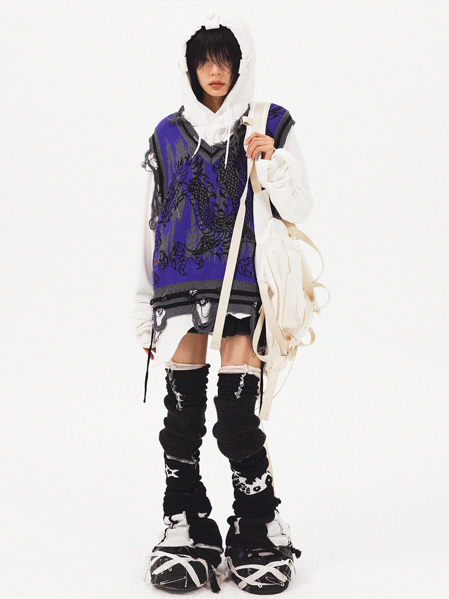 DRAGON KNITTED VEST