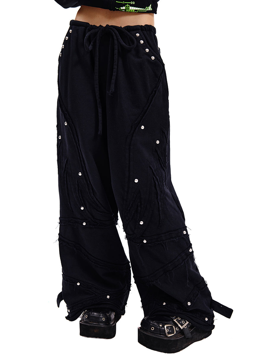 WINGS PATCHWORK SWEATPANTS