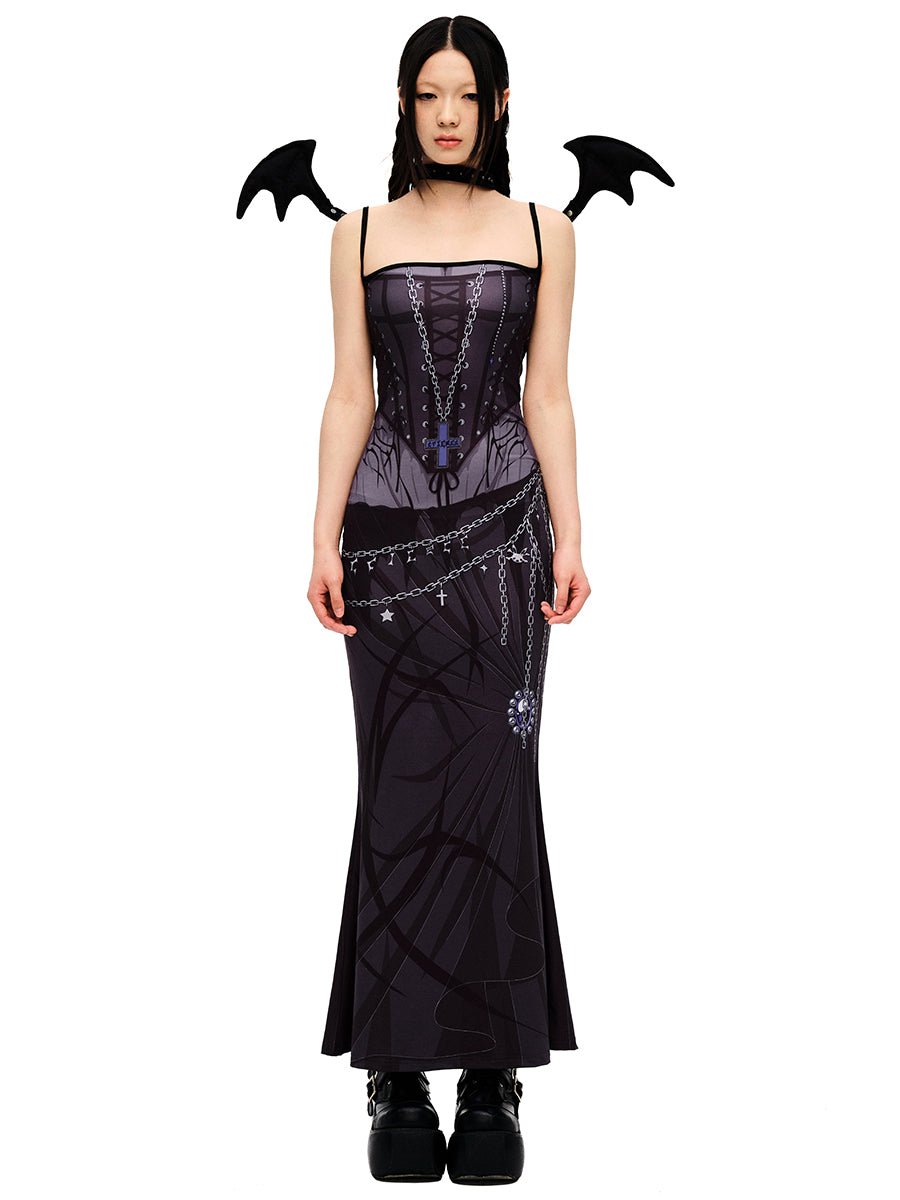 SUCCUBA SLEVELESS DRESS