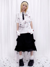 Load image into Gallery viewer, BLACK DENIM SKIRT
