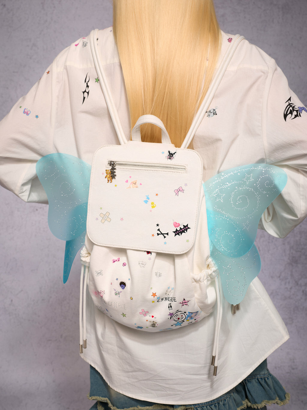 STICKER BUTTERFLY WING BACKPACK