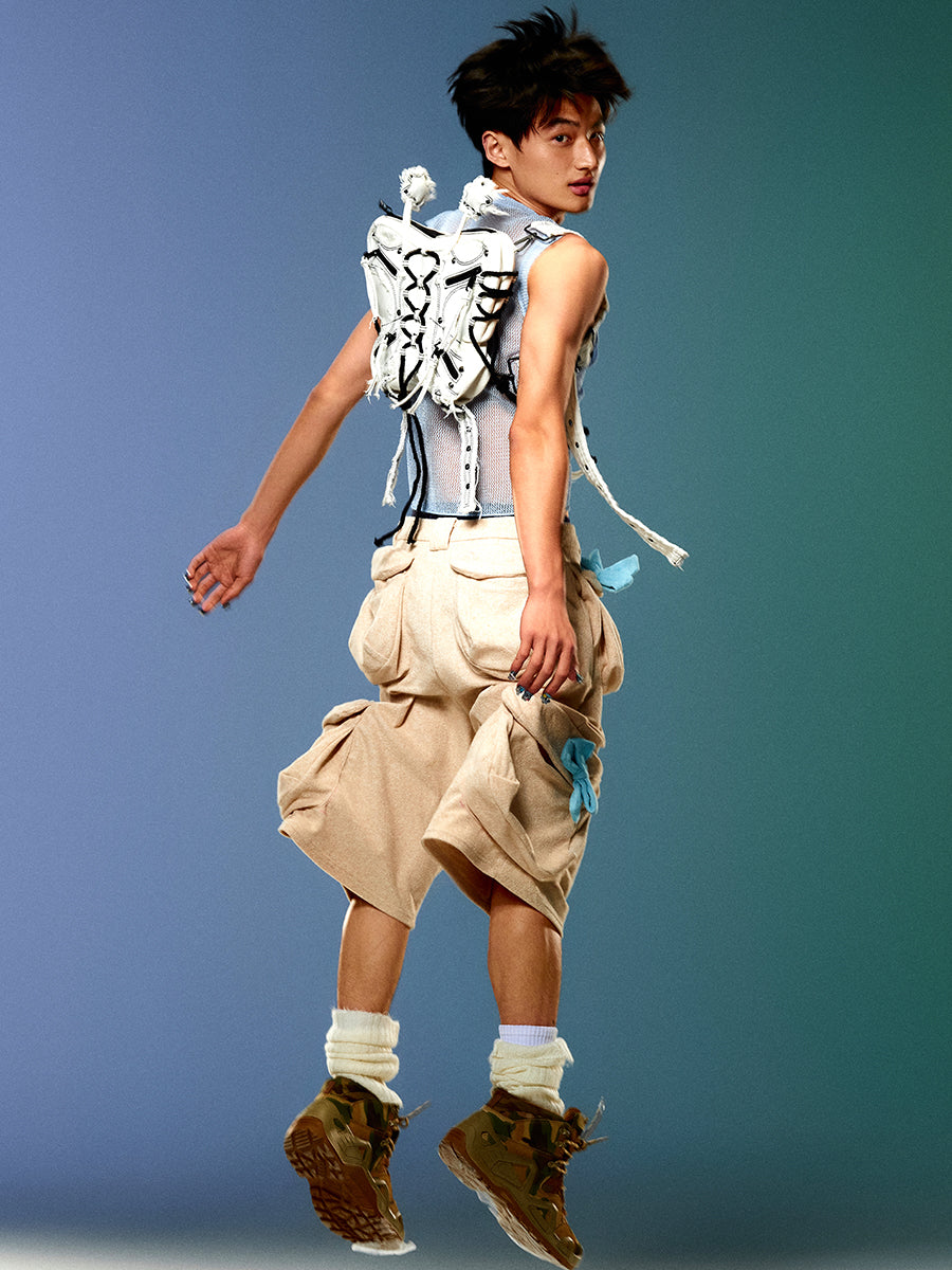 DENIM BUTTERFLY BACKPACK