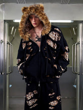 Load image into Gallery viewer, LEOPARD DESTROYED HOODIE
