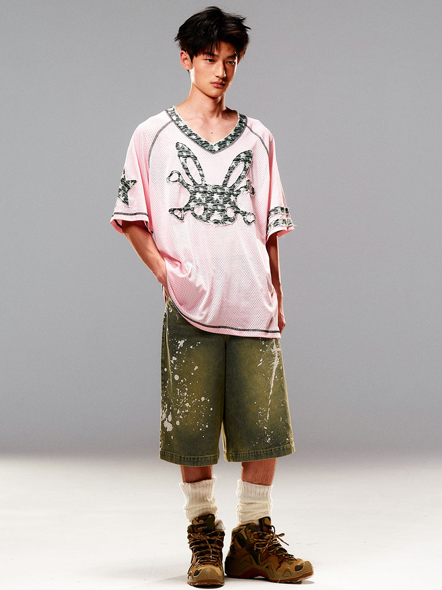 SPLASHED PAINT SHORTS