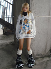 Load image into Gallery viewer, KITTY ZIP UP HOODIE
