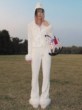 Load image into Gallery viewer, UNICOIN VELVET FLARED PANTS
