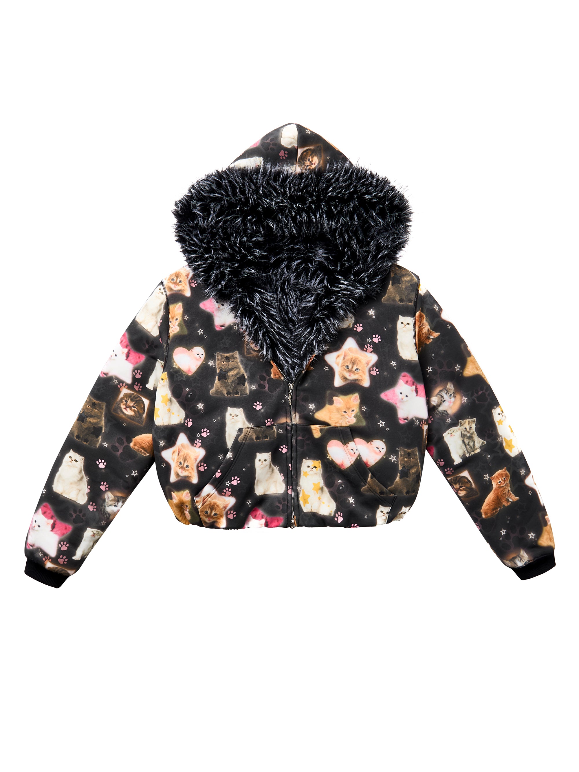 DOUBLE SIDED KITTY JACKET