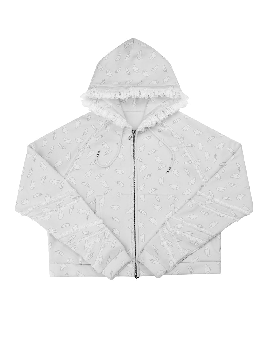 WINGS ZIPUP HOODIE