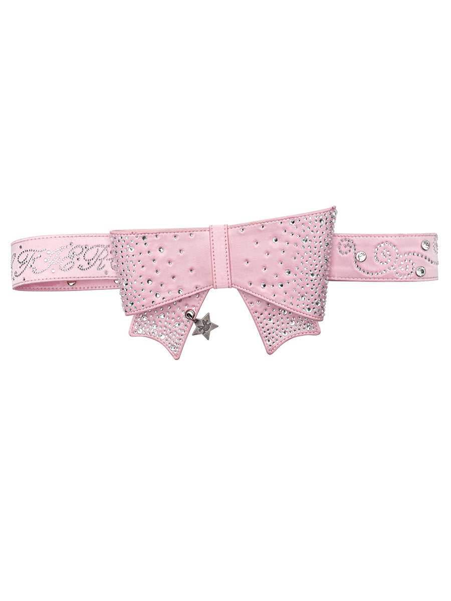 SPARKLY BOW BELT