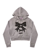 Load image into Gallery viewer, LACE BOW HOODIE
