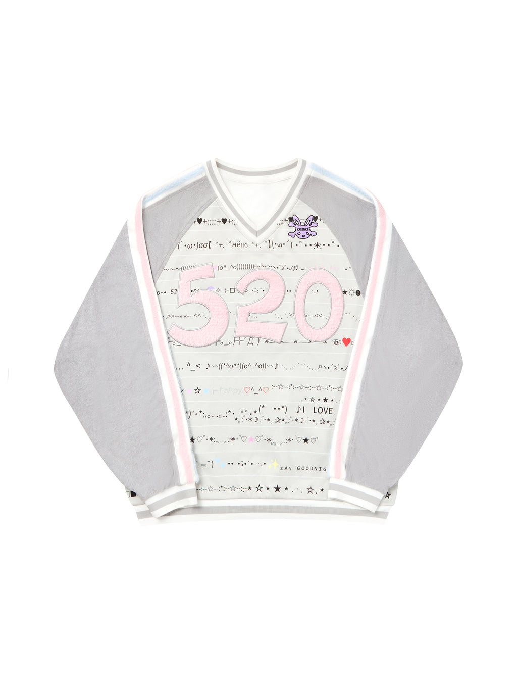 EMBROIDERED RAGLAN SWEATSHIRT