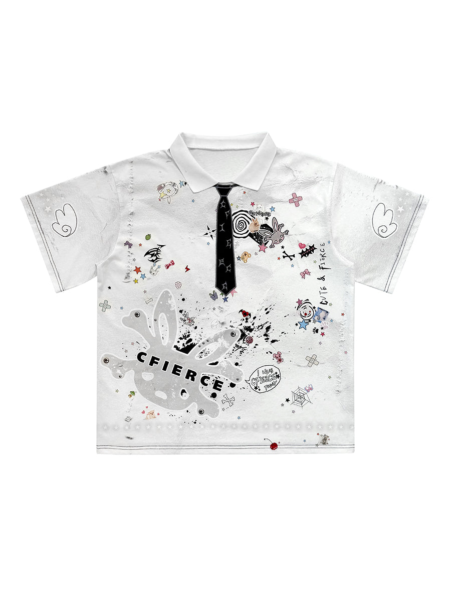 STICKERS POLO SHIRT