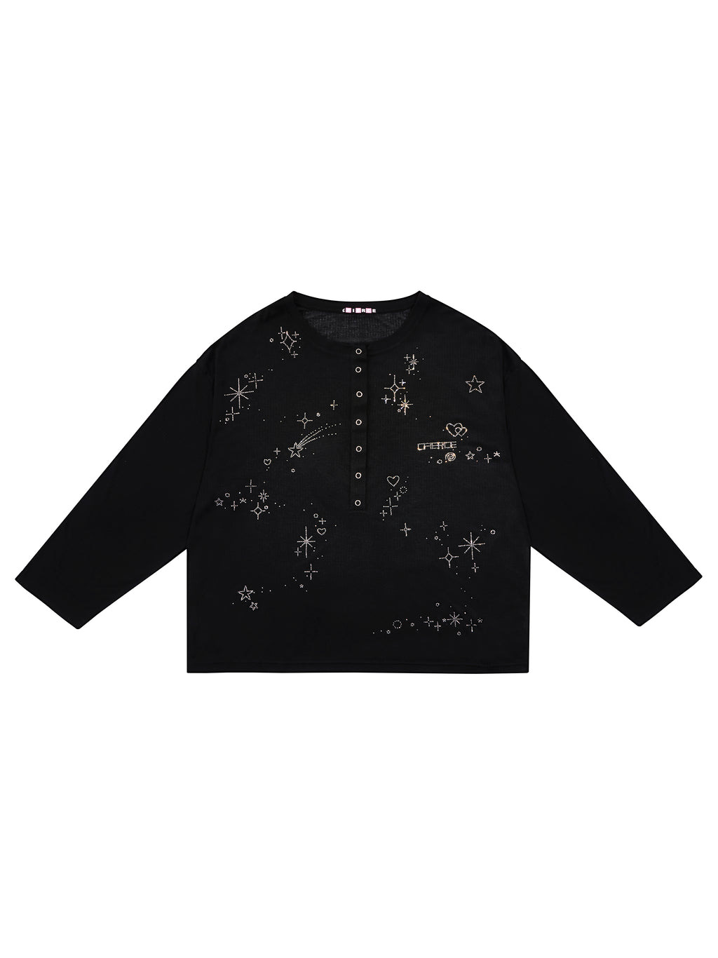 SPARKLING STAR LOOSE TOP