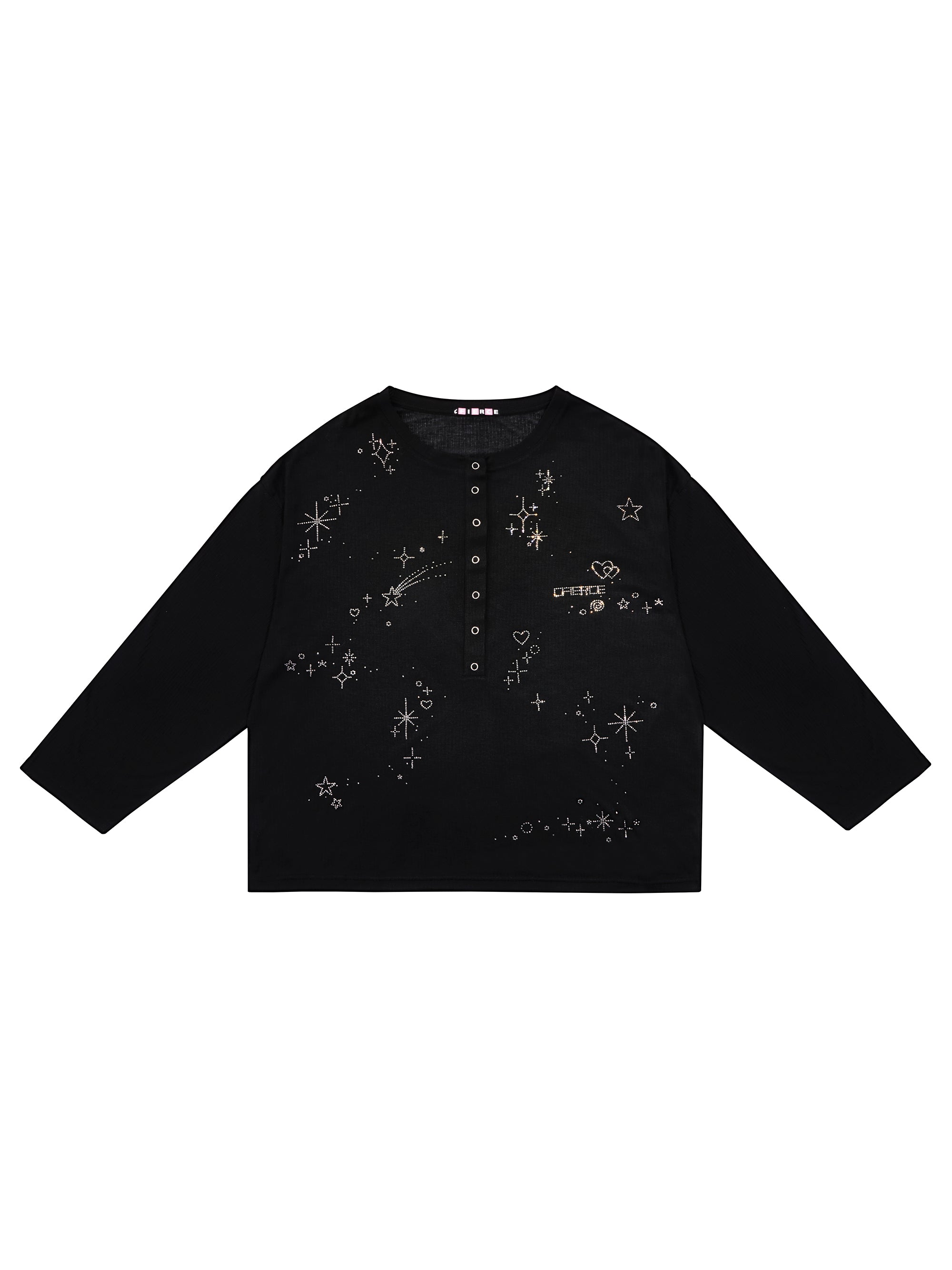 SPARKLING STAR LOOSE TOP