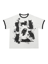 Load image into Gallery viewer, MAGIC KITTY OVERSIZED T-SHIRT
