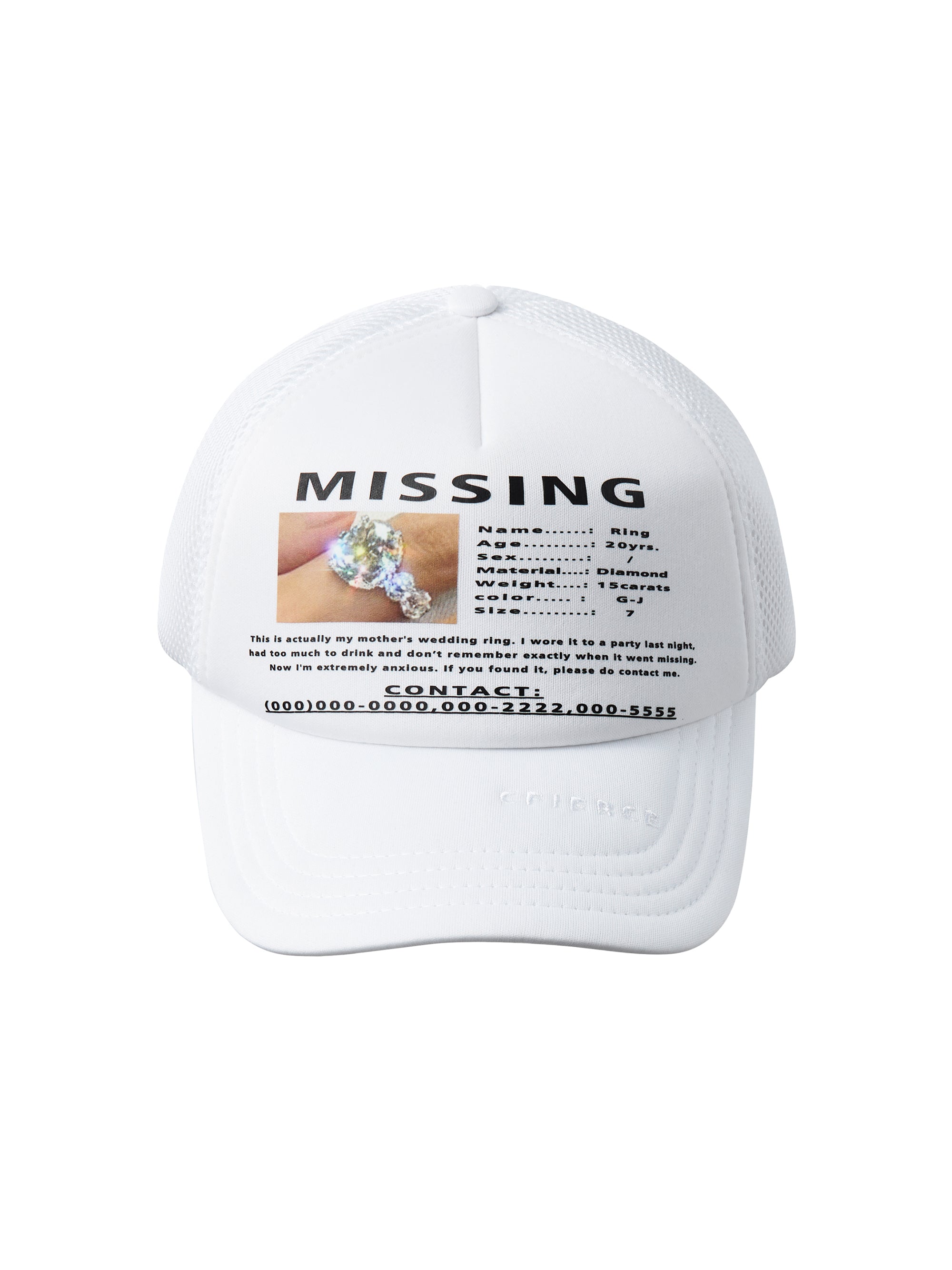 MISSING RING CAP