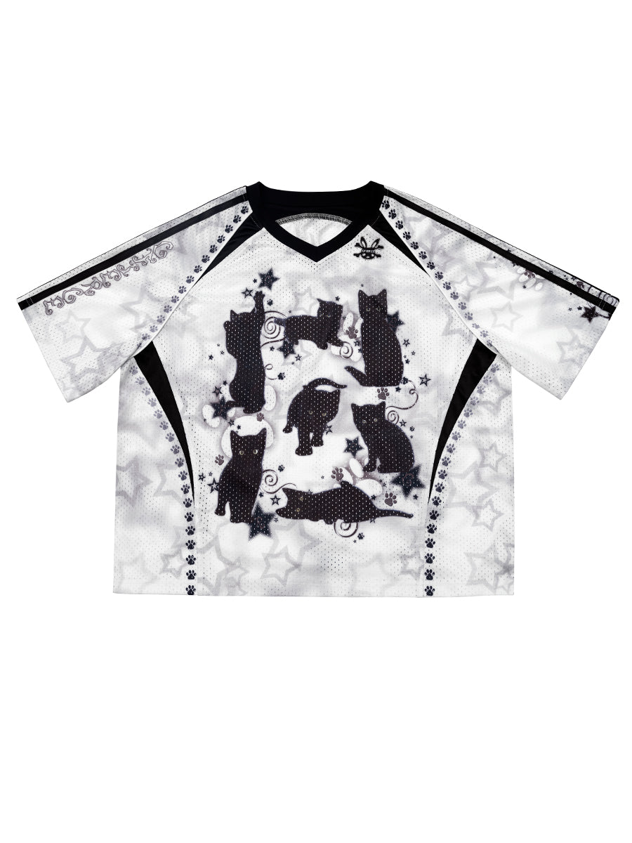 MAGIC KITTY SPORTY TSHIRT – CFierce