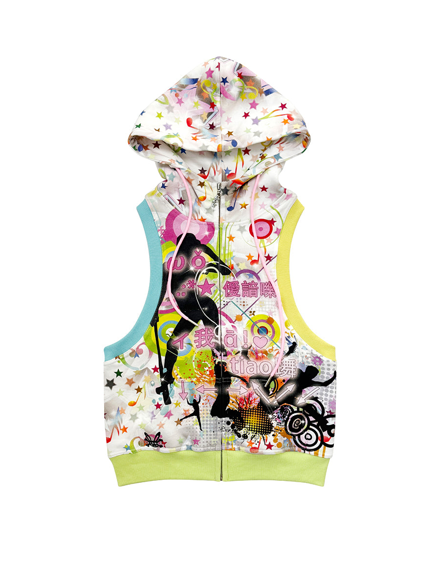 NOTE ZIP UP TOP