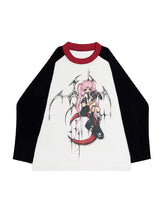 Load image into Gallery viewer, DARK ANGEL RAGLAN SLEEVE TOP
