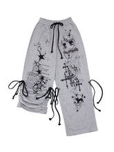 Load image into Gallery viewer, GRAFFITI DRAWSTRING SWEAT PANTS

