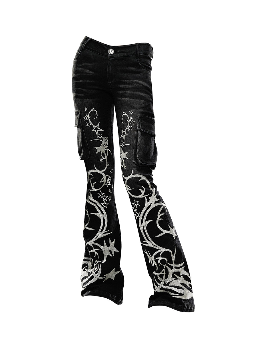 SLIVER STAR JEANS