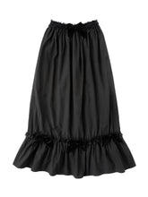 Load image into Gallery viewer, VELVET BOW MAXI SKIRT
