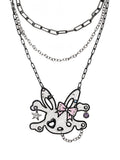 BOW BUNNY NECKLACE