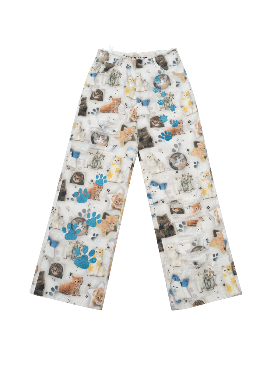 PAW LOOSE JEANS