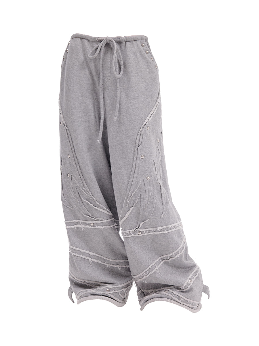 国内で当店のみ CFIERCE - WINGS PATCHWORK SWEATPANTS WINGS PATCHWORK SWEATPANTS – CFierce