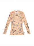 SKETCH PRINT MESH TOP
