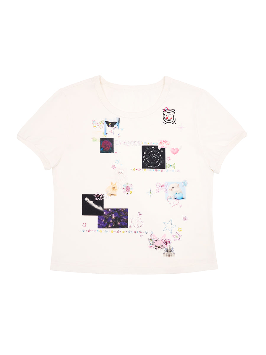 国内で当店のみ CFIERCE - STICKER T SHIRT STICKER T SHIRT – CFierce