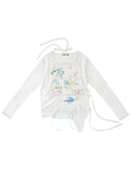 DREAMING DRAWSTRING LOOSE TOP