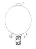 DECONSTRUCTED TAG NECKLACE