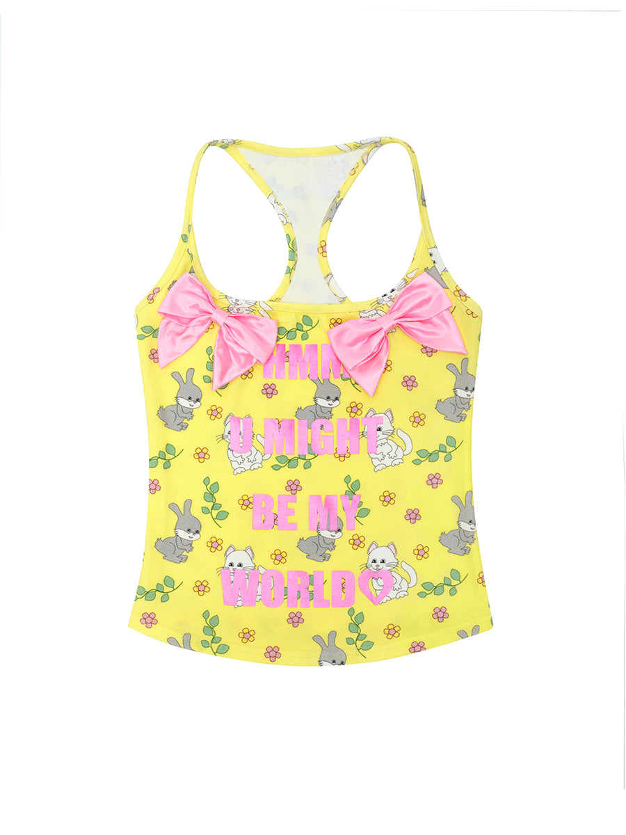 'MY WORLD' CARTOON TOP
