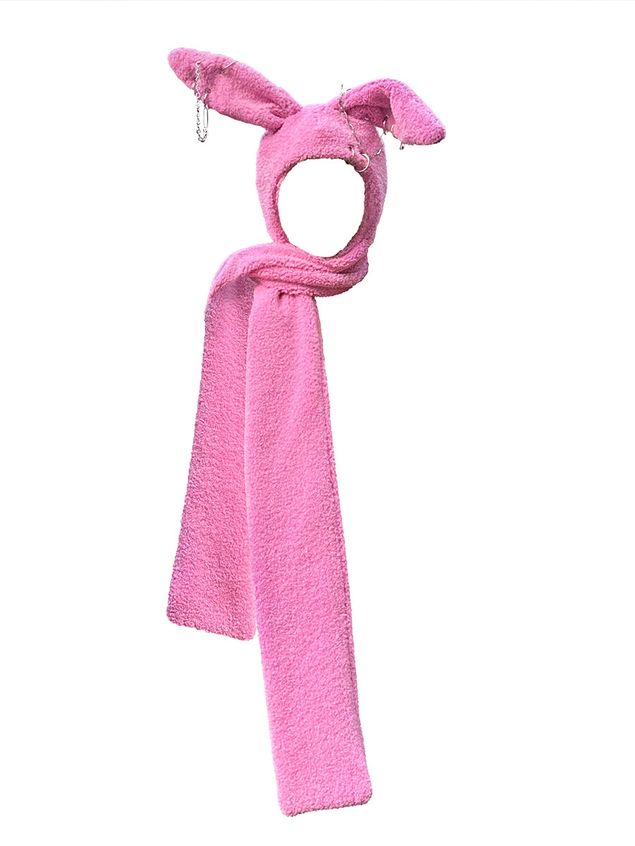 PUNK BUNNY HOODED SCARF