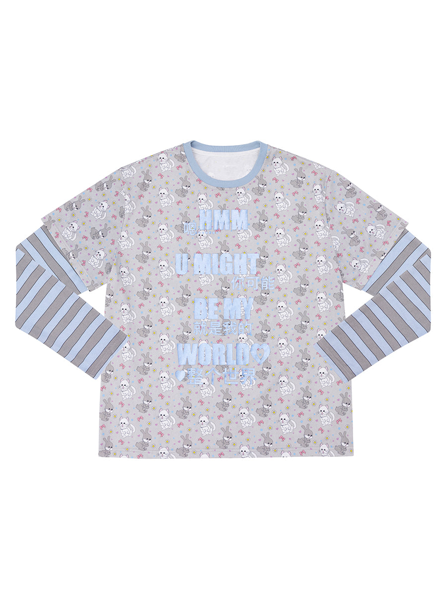 MY WHOLE WORLD’ LONG SLEEVE TOP