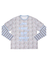 Load image into Gallery viewer, MY WHOLE WORLD’ LONG SLEEVE TOP
