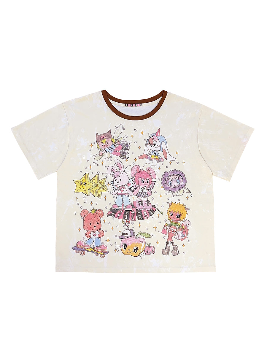 CHARACTER LOOSE T-SHIRT