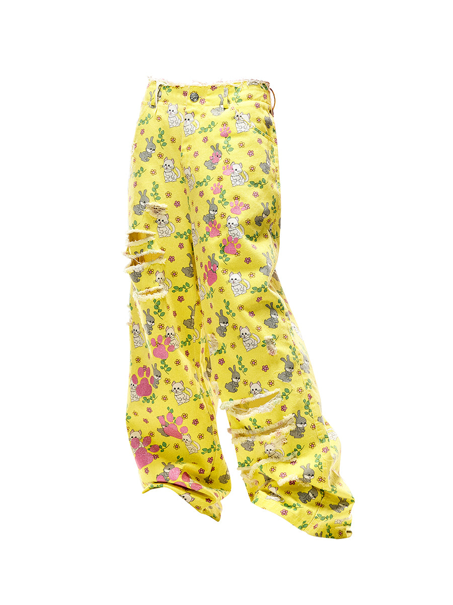 CARTOON LOOSE JEANS