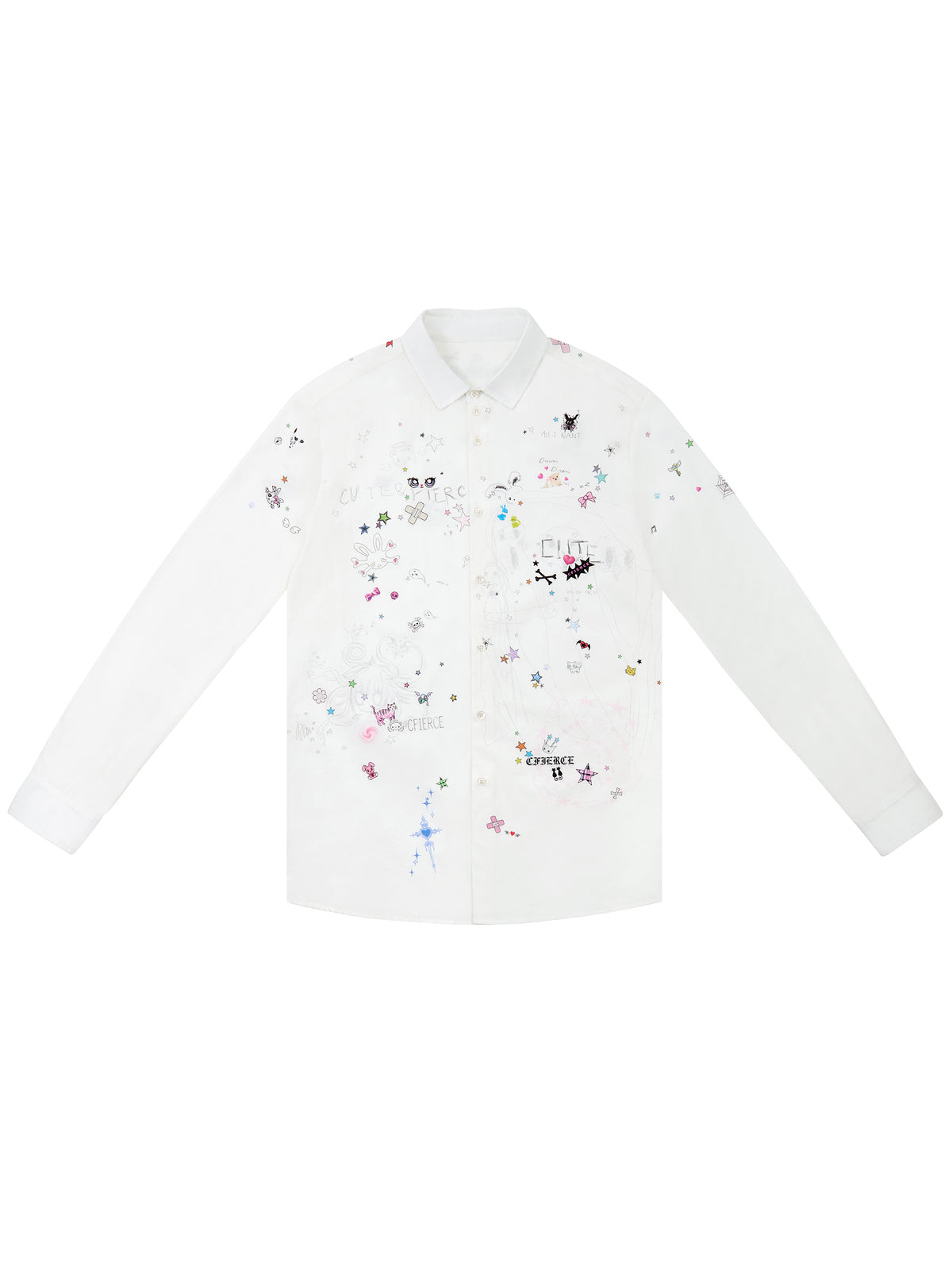 STICKER GRAFFITI RELAXED SHIRT